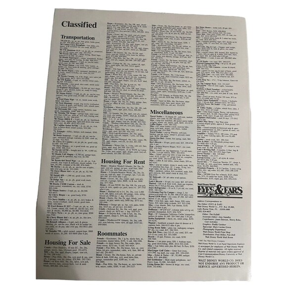 Disney Eyes & Ears 1987 Vol 17# 52/16 1988 Vol 18 #13/46 Mickey Mouse 60th Bday - Picture 15 of 16